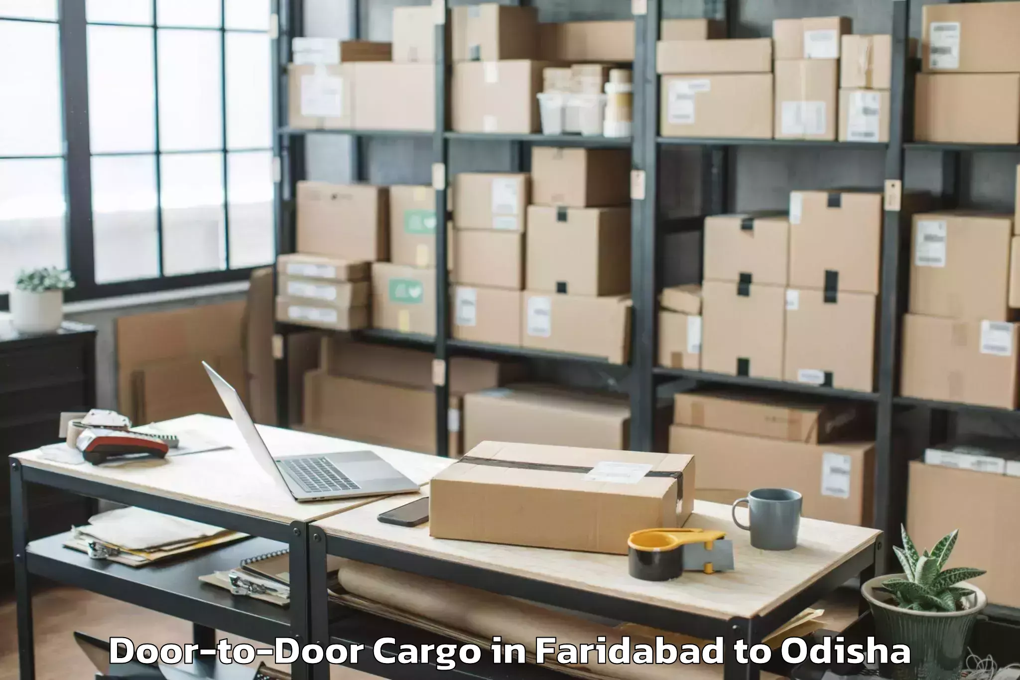 Faridabad to Rasol Door To Door Cargo